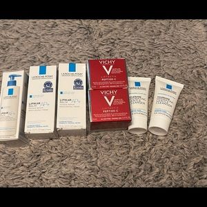 la roche posay and Vichy sample lot
